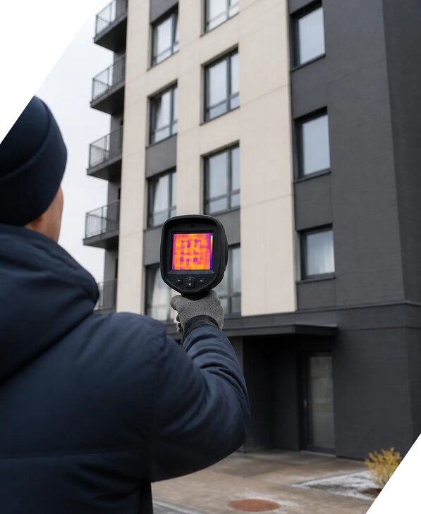Тепловизионное обследование зданий в Юбилейном от 5152 р. | ЭкспертизаРоссия